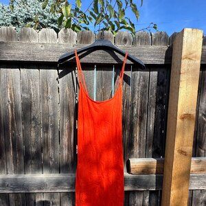 J Crew Red Maxi/Midi Dress
